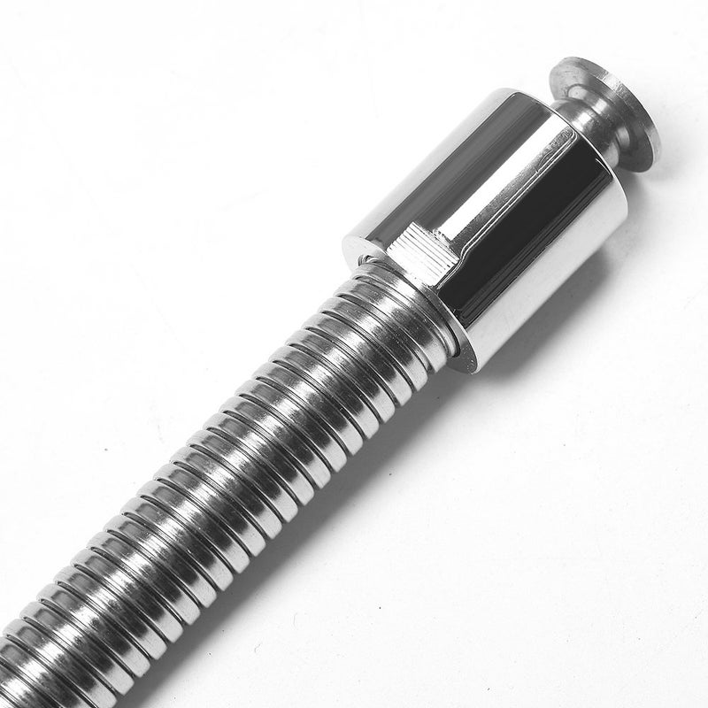 CWM Stainless Steel Hose Flexible Metal 18.5 Inch for Commercial Pre Rinse Kitchen Sink Faucets Flexible Hose Replacement (47CM 1.54ft) - Image 4